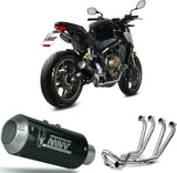 Complete Exhaust System Without Catalytic Converter And Without Sound Certification Mk3 Carbon - Mivv Compatible With Honda Cbr 650 R (2019-2023)