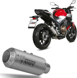 Uncatalysed Exhaust System Without Sound Certification Mk3 Stainless Steel - Mivv Compatible With Honda Cb 500 F (2019-2024)