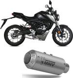 Complete Exhaust System Without Catalytic Converter And Without Sound Certification Mk3 Stainless Steel - Mivv Compatible With Honda Cb 125 R (2018-2020)