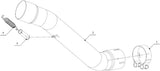 Non-Catalytic Connector Pipe - Mivv Compatible With Kawasaki Zx-10R (2008-2010)