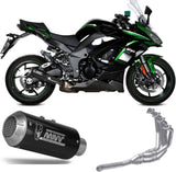 Complete Exhaust System Without Catalytic Converter And Without Sound Certification Mk3 Carbon - Mivv Compatible With Kawasaki Ninja 1000 Tourer (2020-2024)