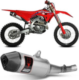 Exhaust System With Fim Certification Str1 Titanium Carbon - Mivv Compatible With Honda Crf 250 (2022-2024)