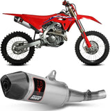 Exhaust System With Fim Certification Str1 Stainless Steel Carbon - Mivv Compatible With Honda Crf 250 (2022-2024)
