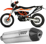 Uncatalysed Exhaust System Without Sound Certification Str1 Stainless Steel - Mivv Compatible With Ktm 690 Smc R (2021-2024)
