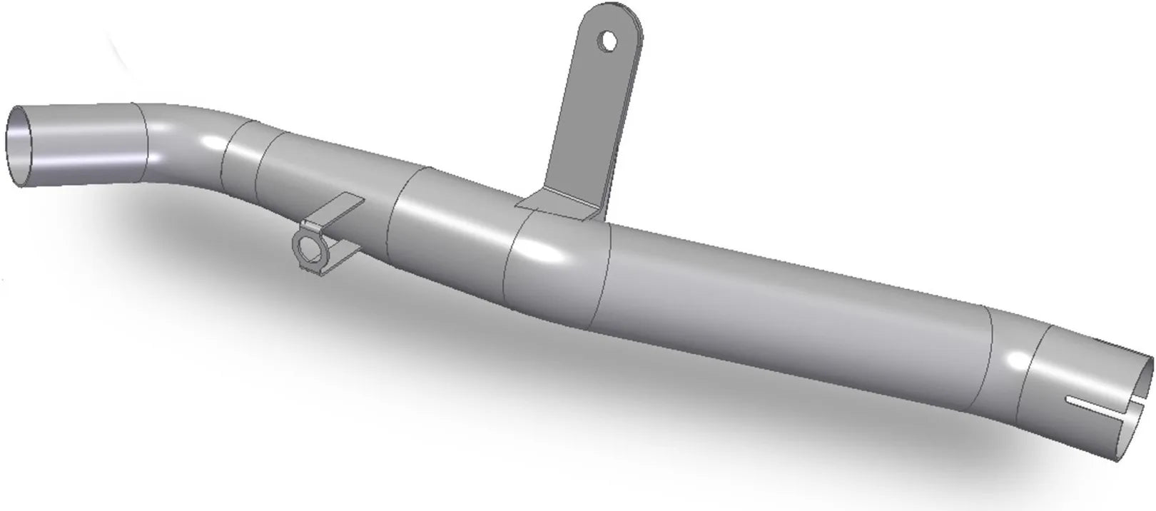 Non-Catalytic Connector Pipe - Mivv Compatible With Moto Morini X-Cape 649 (2021-2024)