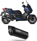 Uncatalysed Exhaust System Without Sound Certification Mover Steel Black - Mivv Compatible With Yamaha X-Max 400 (2017-2020)