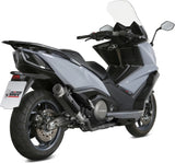 Uncatalysed Exhaust System Without Sound Certification Gppro Carbon - Mivv Compatible With Kymco Ak 550 (2017-2020)