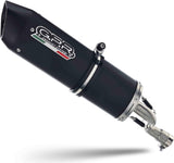 Exhaust Tip Without Sound Certification Furore Aluminium Black - Gpr Compatible With Royal Enfield Himalayan 410 (2021-2023)