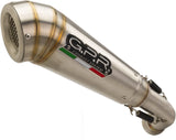 Complete Exhaust System Without Catalytic Converter And Without Sound Certification Powercone Evo Stainless Steel - Gpr Compatible With Aprilia Rs 457 (2024-2025)