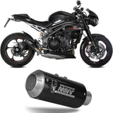 Uncatalysed Exhaust System Without Sound Certification Mk3 Carbon - Mivv Compatible With Triumph Speed Triple R - S (2018-2020)