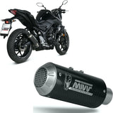 Uncatalysed Exhaust System Without Sound Certification Mk3 Carbon - Mivv Compatible With Yamaha Mt-03 (2016-2024)