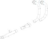 Non-Catalytic Exhaust Manifolds Stainless Steel - Mivv Compatible With Yamaha Ténéré 700 (2019-2024)