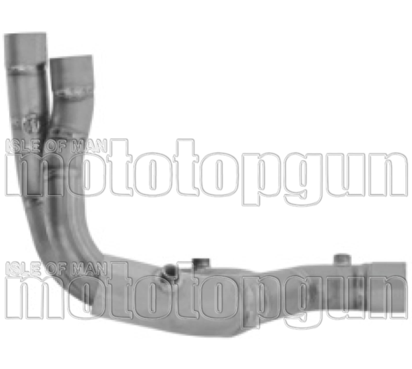 Non-Catalytic Connector Pipe Titanium - Arrow Special Parts Compatible With Aprilia Tuono V4 1100 (2025-2026)