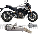 Exhaust Tip Without Sound Certification Pro-Race Titanium Titanium - Arrow Special Parts Compatible With Honda Cbr 650 R (2019-2023)