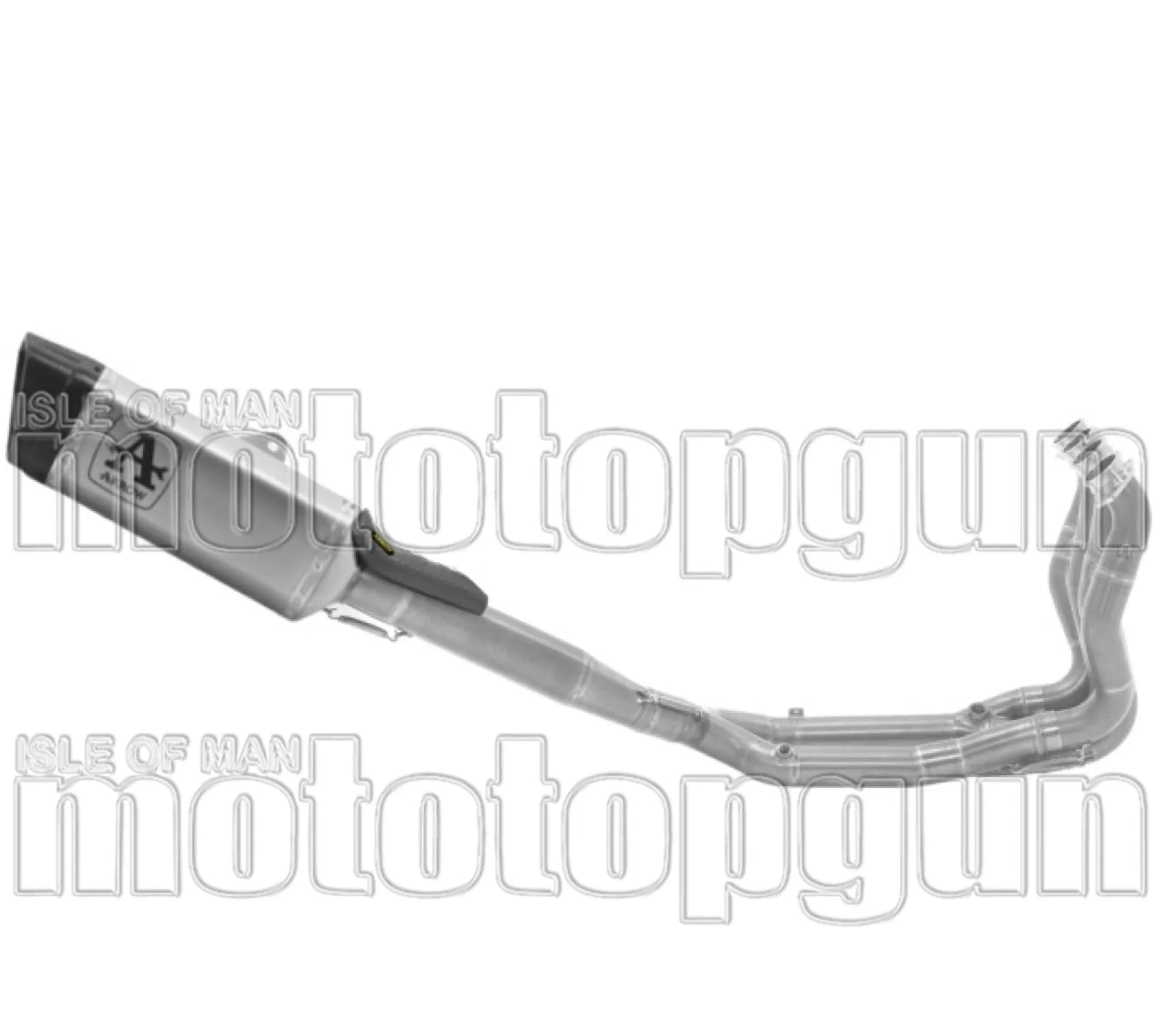Complete Exhaust System Without Catalytic Converter And Without Sound Certification Pista Competition Titanium Carby End Cap - Arrow Special Parts Compatible With Bmw M 1000 Rr (2025-2026)