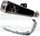 Complete Exhaust System Without Catalytic Converter And Without Sound Certification Pro-Race Black Nichrom Stainless Steel - Arrow Special Parts Compatible With Honda Cb 650 R (2019-2023)