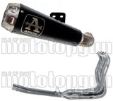 Complete Exhaust System Without Catalytic Converter And Without Sound Certification Pro-Race Black Nichrom Stainless Steel - Arrow Special Parts Compatible With Suzuki Gsx-R 1000 (2017-2020)
