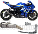 Complete Exhaust System Without Catalytic Converter And Without Sound Certification Pro-Race Titanium Titanium - Arrow Special Parts Compatible With Suzuki Gsx-R 1000 R (2017-2020)