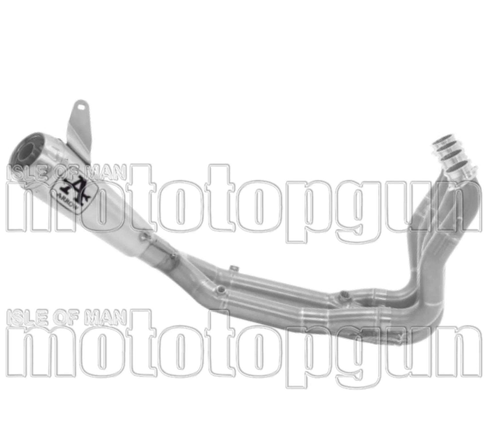 Complete Exhaust System Without Catalytic Converter And Without Sound Certification Pro-Race Competition Full Titanium Titanium - Arrow Special Parts Compatible With Bmw M 1000 Rr (2020-2024)