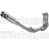 Complete Exhaust System Without Catalytic Converter And Without Sound Certification Indy-Race Competition Sbk Full Titanium Carbon - Arrow Special Parts Compatible With Kawasaki Zx-10R (2021-2024)