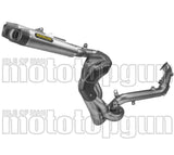 Complete Exhaust System Without Catalytic Converter And Without Sound Certification Indy-Race Competition Evo Titanium Carby End Cap - Arrow Special Parts Compatible With Ducati Panigale V2 (2020-2024)