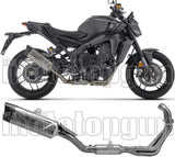 Complete Exhaust System Without Catalytic Converter And Without Sound Certification Indy-Race Evo Titanium Carbon - Arrow Special Parts Compatible With Yamaha Mt-09 (2024-2026)