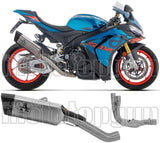 Complete Exhaust System Without Catalytic Converter And Without Sound Certification Pista Titanium Carby End Cap - Arrow Special Parts Compatible With Aprilia Rsv4 (2025-2026)