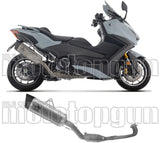 Complete Exhaust System Without Catalytic Converter And Without Sound Certification Pista Titanium Carby End Cap - Arrow Special Parts Compatible With Yamaha T-Max 560 (2025-2026)