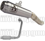Complete Exhaust System Without Catalytic Converter And Without Sound Certification Pro-Race Nichrom Stainless Steel - Arrow Special Parts Compatible With Yamaha Mt-125 (2021-2024)