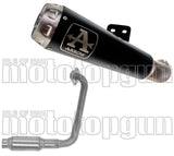 Complete Exhaust System Without Catalytic Converter And Without Sound Certification Pro-Race Black Nichrom Stainless Steel - Arrow Special Parts Compatible With Yamaha Yzf-R 125 (2021-2022)