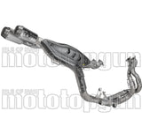 Complete Exhaust System Without Catalytic Converter And Without Sound Certification Pro-Race Competition Evo Titanium End Cap Net - Arrow Special Parts Compatible With Ducati Panigale V4 (2025-2026)