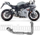 Complete Exhaust System Without Catalytic Converter And Without Sound Certification Pro-Race Nichrom - Arrow Special Parts Compatible With Cfmoto 675 Sr - R (2025-2026)