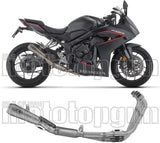 Complete Exhaust System Without Catalytic Converter And Without Sound Certification Pro-Race Titanium - Arrow Special Parts Compatible With Honda Cbr 650 R (2024-2026)