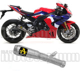 Exhaust Tip Without Sound Certification Pro-Race Titanium Titanium - Arrow Special Parts Compatible With Honda Cbr 1000 Rr - R (2020-2023)