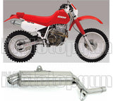 Exhaust Tip Without Sound Certification Paris Dacar Stainless Steel Stainless Steel - Arrow Special Parts Compatible With Honda Xr 600 R (1991-1998)