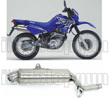Exhaust Tip Without Sound Certification Paris Dacar Stainless Steel Stainless Steel - Arrow Special Parts Compatible With Yamaha Xt 600 E (1990-1994)