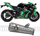 Exhaust Tip Without Sound Certification Pro-Race Titanium Titanium - Arrow Special Parts Compatible With Kawasaki Zx 10Rr (2017-2019)