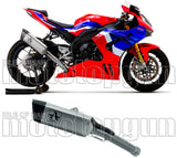 Exhaust Tip Without Sound Certification Pista Titanium Carbon - Arrow Special Parts Compatible With Honda Cbr 1000 Rr - R (2020-2023)