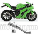 Exhaust Tip Without Sound Certification Pro-Race Titanium Net - Arrow Special Parts Compatible With Kawasaki Zx 10Rr (2021-2024)
