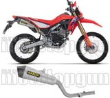 Exhaust Tip Without Sound Certification X-Kone Nichrom Carby End Cap - Arrow Special Parts Compatible With Honda Crf 300 L (2025-2026)