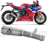 Exhaust Tip Without Sound Certification Pro-Race Titanium Titanium End Cap - Arrow Special Parts Compatible With Honda Cbr 1000 Rr - R (2024-2026)