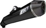 Exhaust Tip Without Sound Certification Conical Steel Black Endcap Carbon - Zard Compatible With Bmw R 1200 (2011-2013)