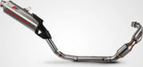Complete Exhaust System Without Catalytic Converter And Without Sound Certification Sabbia Stainless Steel - Zard Compatible With Aprilia Tuareg 660 (2022-2023)