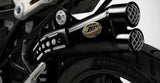 Exhaust Tip Without Sound Certification Special Edition Steel Black - Zard Compatible With Bmw R Nine T 1200 Scrambler (2021-2023)