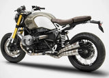 Complete Exhaust System Without Catalytic Converter And Without Sound Certification Overlap Titanium - Zard Compatible With Bmw R Nine T 1200 (2015-2020)