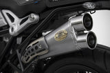 Exhaust Tip Without Sound Certification Special Edition Stainless Steel - Zard Compatible With Bmw R Nine T 1200 - Pure - Urban G - S (2017-2020)