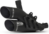 Exhaust Tip Without Sound Certification Steel Black - Zard Compatible With Ducati Diavel 1260 Euro4 (2020-2021)