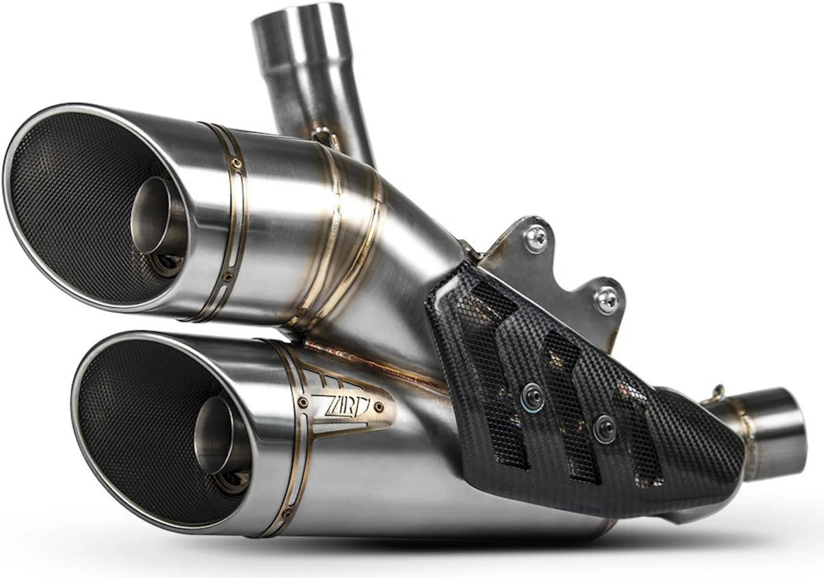 Exhaust Tip Without Sound Certification Stainless Steel - Zard Compatible With Ducati Diavel 1260 Euro4 (2020-2021)