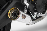 Exhaust Tip Without Sound Certification Zuma Stainless Steel Endcap Bronze - Zard Compatible With Ducati Scrambler 800 (2021-2022)