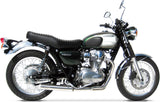 Complete Exhaust System Without Catalytic Converter And Without Sound Certification Cross Stainless Steel - Zard Compatible With Kawasaki W 800 (2010-2017)
